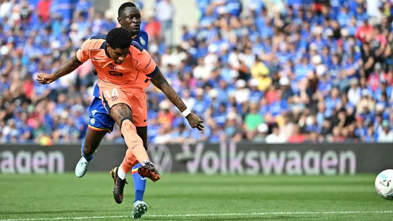 Marcus Rashford marque un but solo exceptionnel pour Barcelone en avril 2026