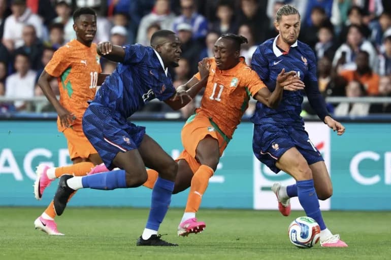 Défaite de l'équipe de France en match de préparation