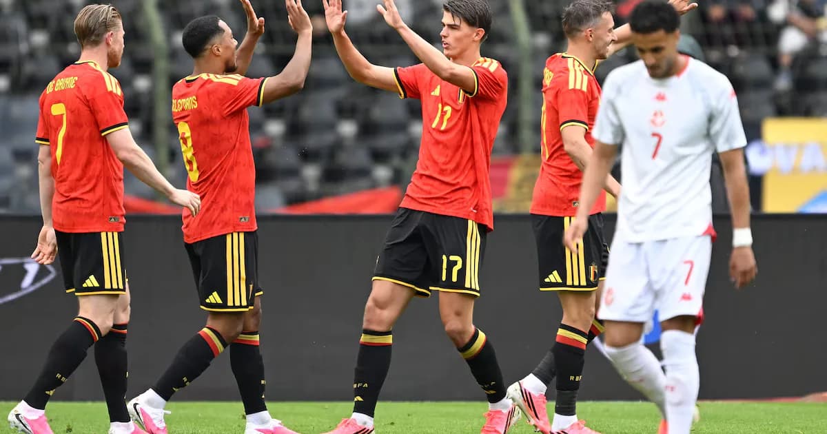 Belgique : la large victoire contre la Tunisie avant la Coupe du monde