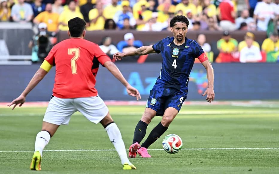 Brésil : Marquinhos fautif, la Seleçao s'impose face à l'Egypte