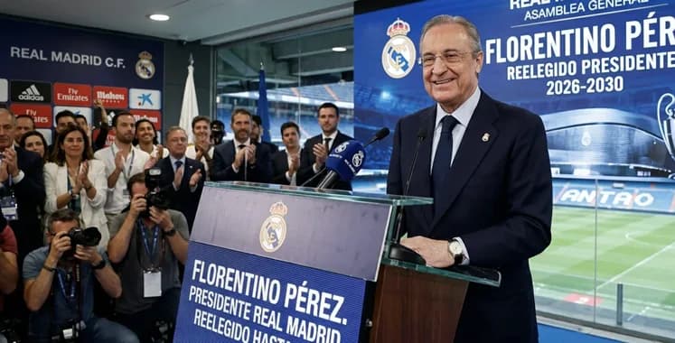 Real Madrid : Florentino Perez réélu président avec 65% des suffrages