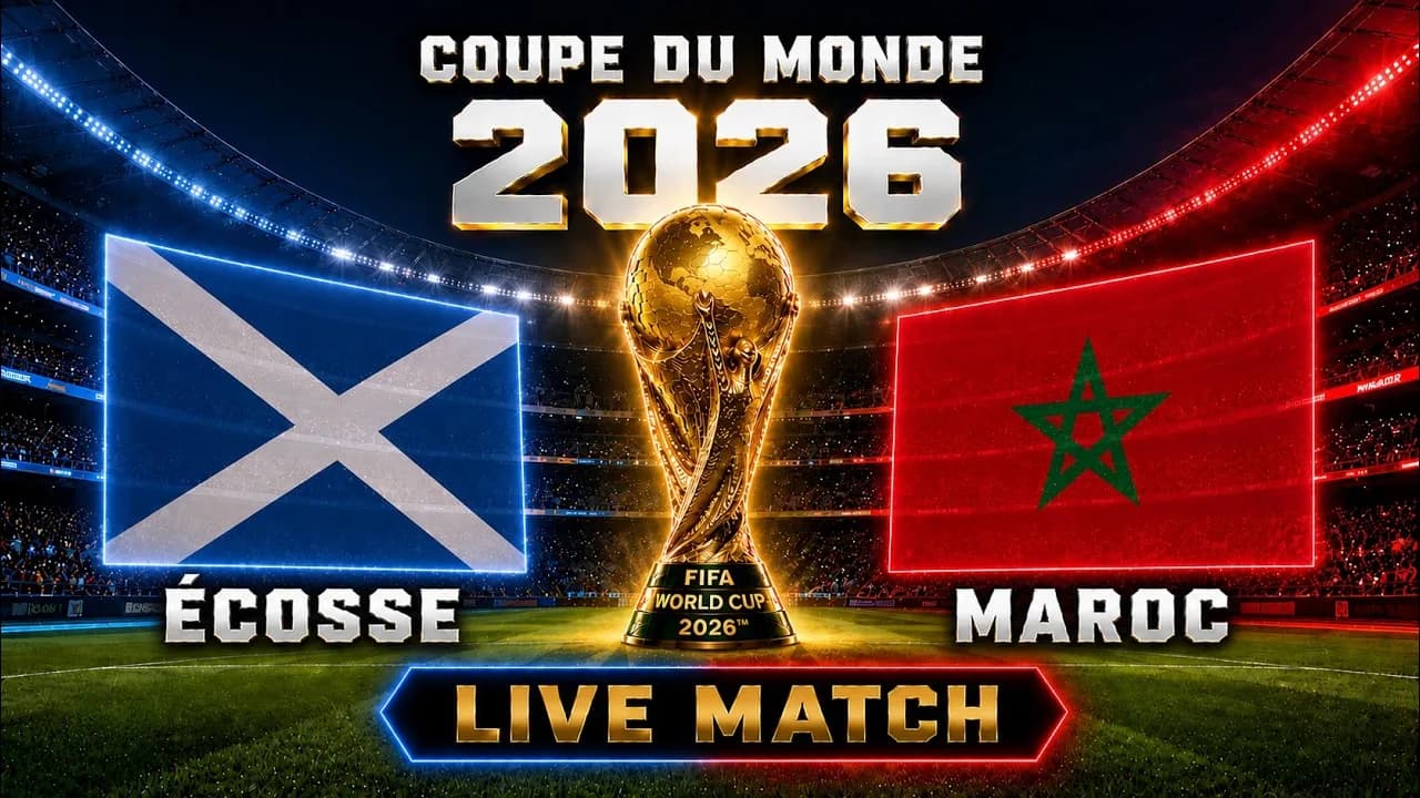 Ecosse-Maroc : à quelle heure et sur quelle chaîne TV suivre le match de la Coupe du monde 2026?